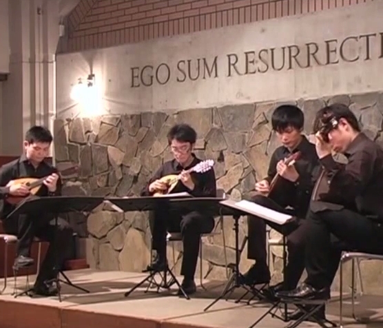 Recordings and Videos with the Plucked Strings Quartet “Quartetto Cantarella” with Atsushi Fukuya – Mandolin