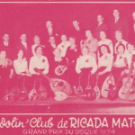 Le Mandolin' Club de Ricada Mathorez Grand Prix du Disque 1954