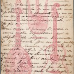 A postcard by Raffaele Calace (1904) - Back with mandolyra, liuto and guitar