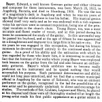 Biography of Eduard Bayer - Part 1