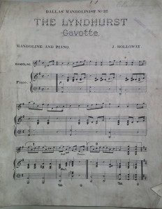 The Lyndhurst Gavotte