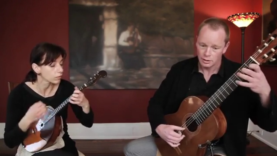 domra and classical guitar duo